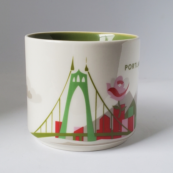 Starbucks 2015 Portland You Are Here Collection Ceramic Mug 14oz - Picture 3 of 9